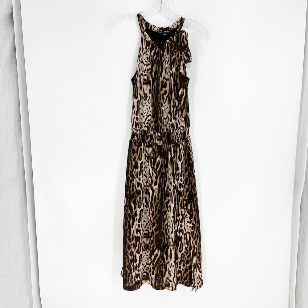 INC International Concepts Sleeveless Animal Print Dress Size XS